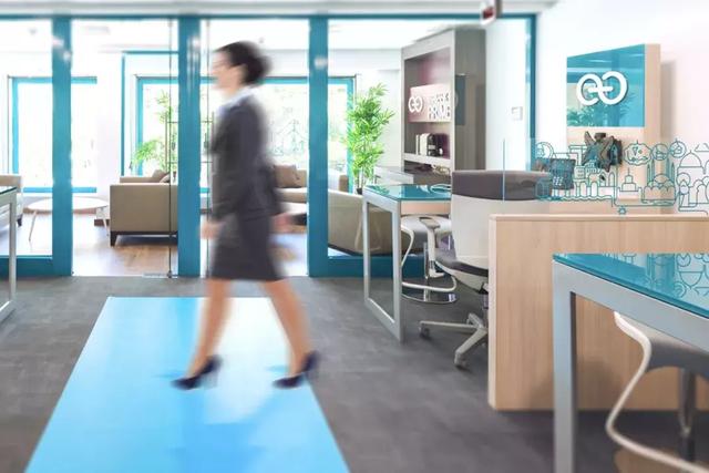 银行办公环境品牌vi标志设计