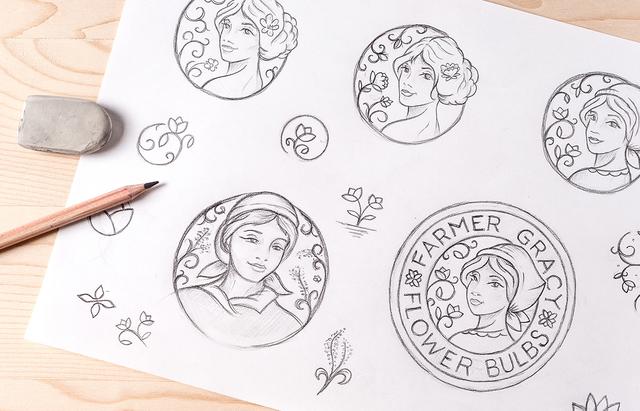 农产品品牌logo标志设计