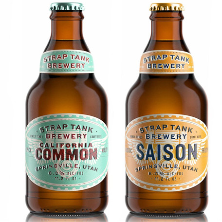 啤酒产品复古包装设计