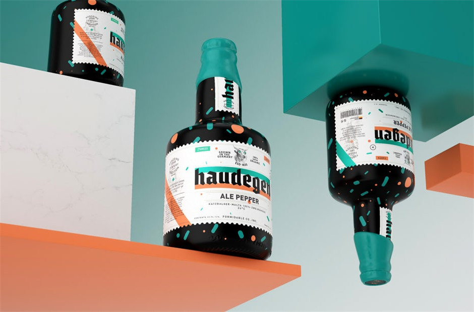 创意玻璃瓶复古内包装设计