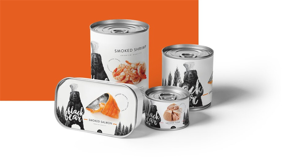 肉食产品包装设计图案展示