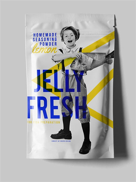 鱼类产品包装设计图案