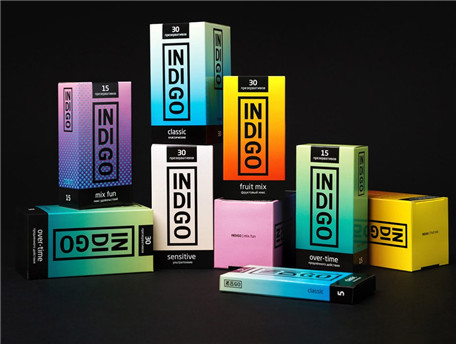 创意多色渐变纸质包装设计