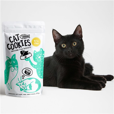 创意猫粮产品涂鸦包装设计