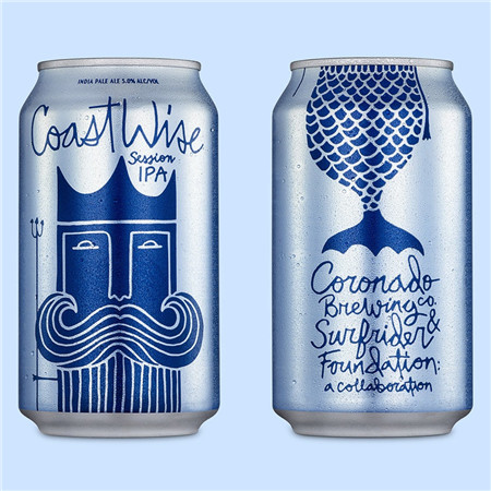 涂鸦罐装啤酒包装设计