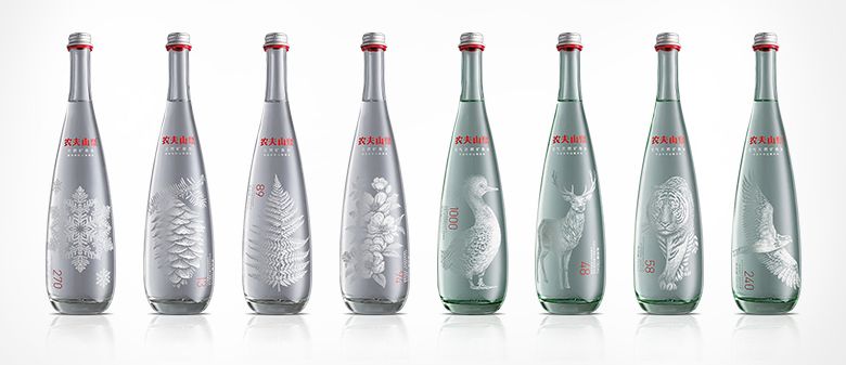 农夫山泉高端水包装设计