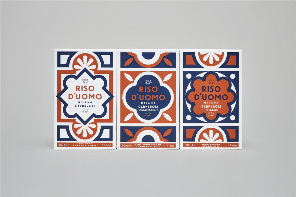RISO D'UOMO大米包装设计