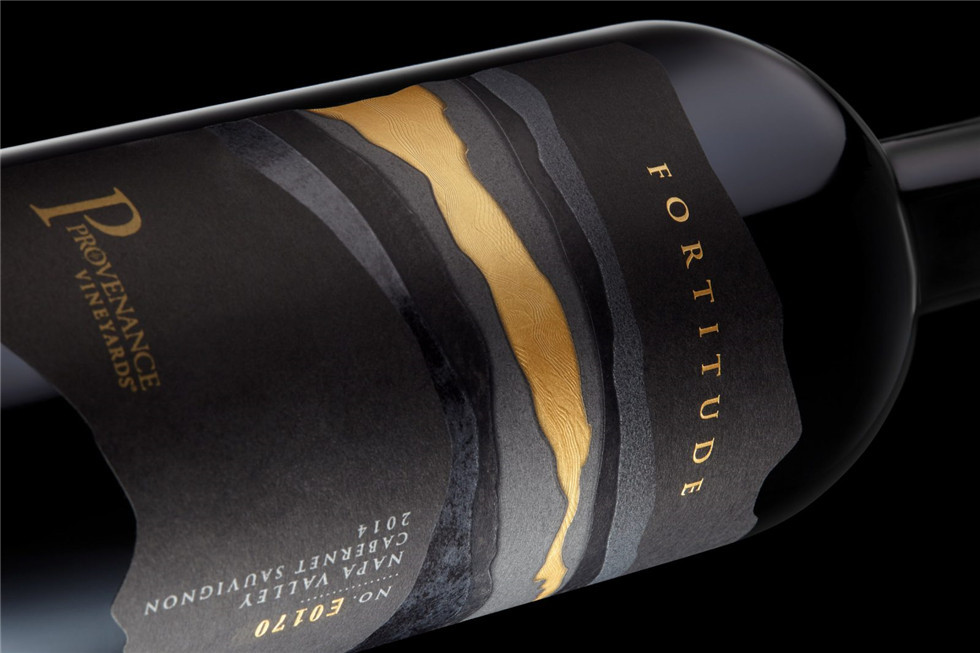 fortitude葡萄酒包装vi标志设计