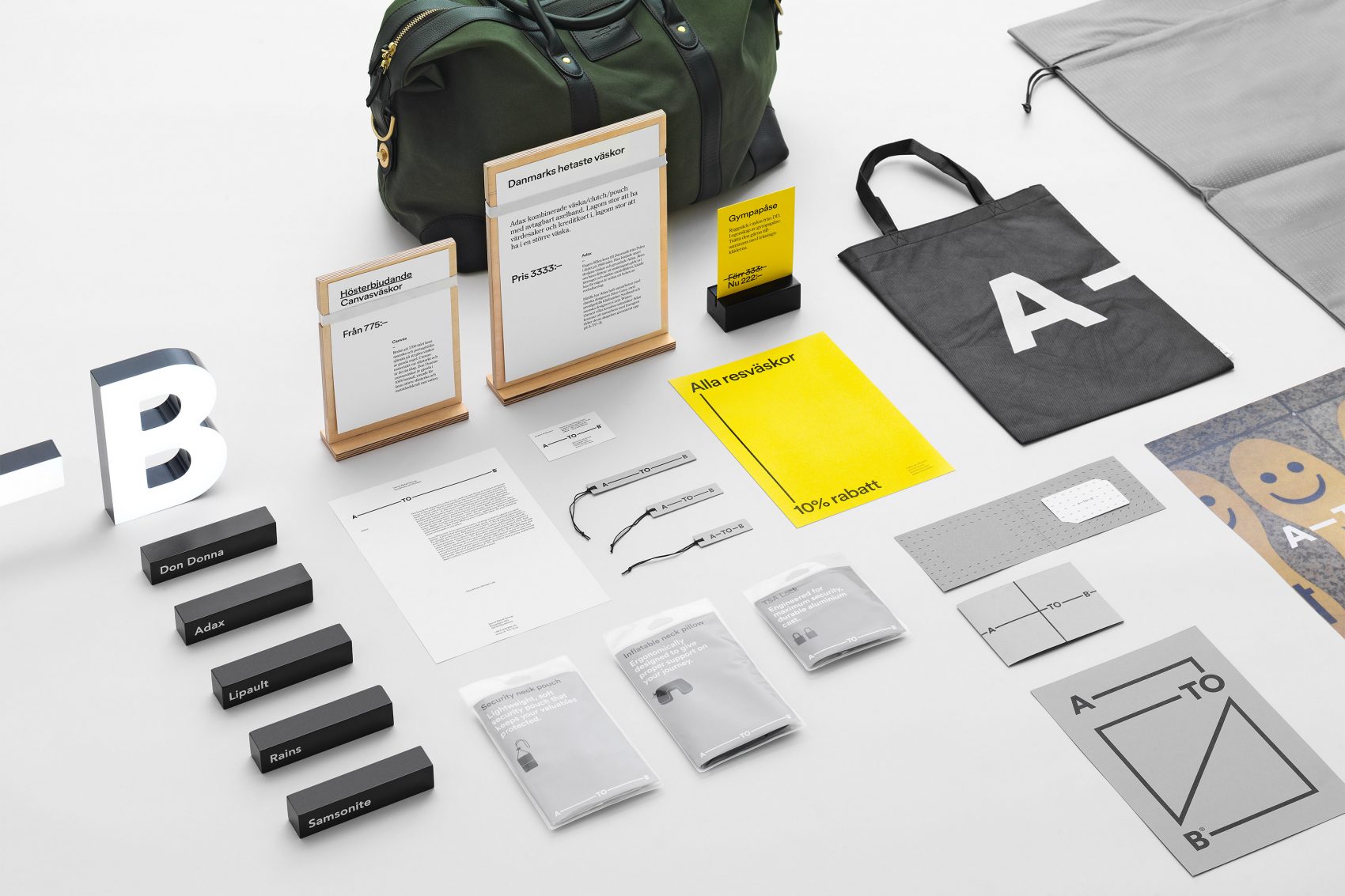 A-TO-B品牌设计系列：名片，画册，宣传册，包装