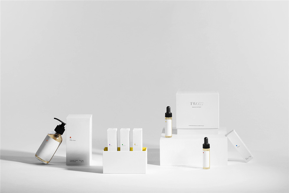 TWO22护肤品包装vi标志设计