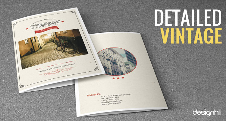 复古企业宣传画册设计
