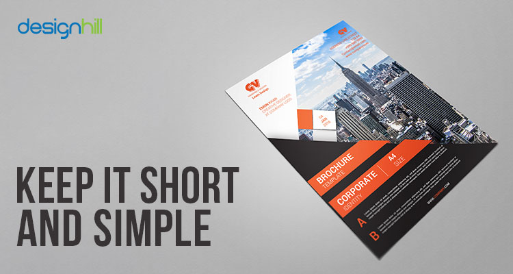 优秀的企业宣传册设计应保持简短